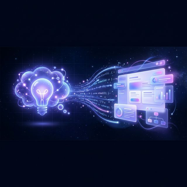Thinkfi AI generating a web application